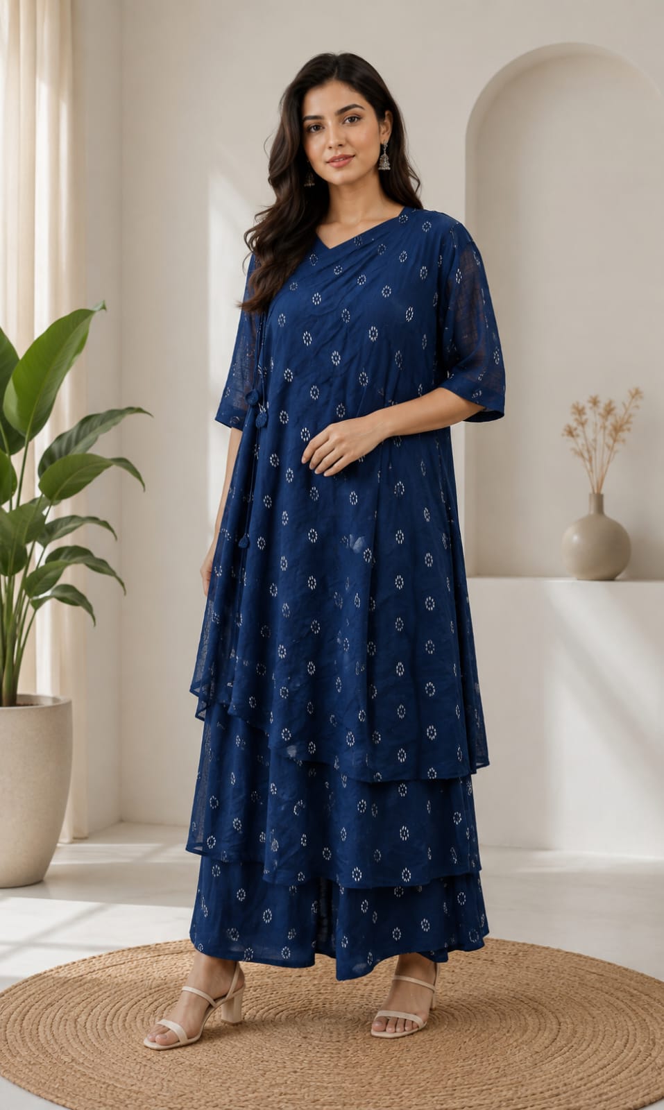 TWO PIECE KAFTAN STYLE (BUNDLE OF 5 SETWISE)