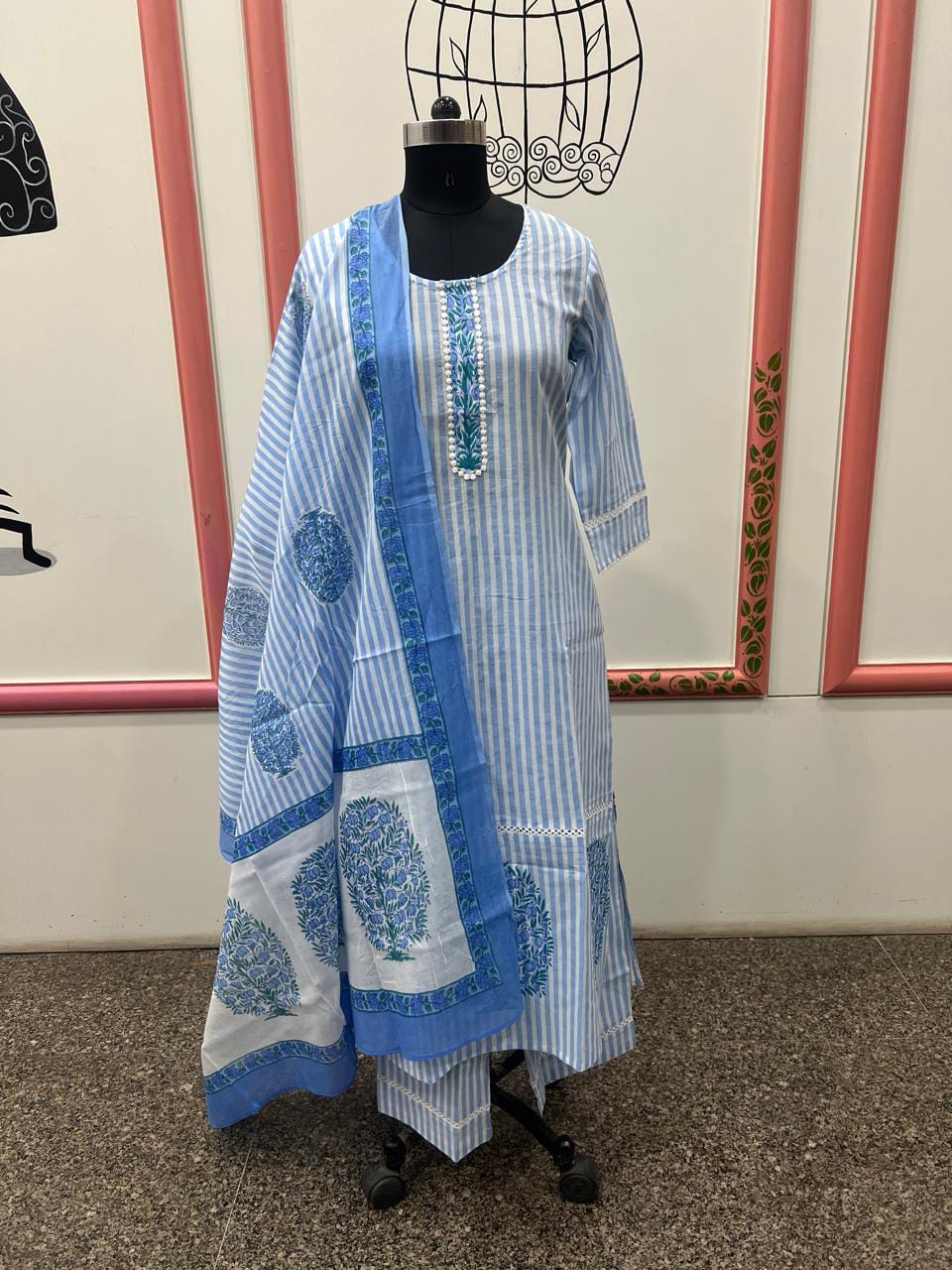 BLUE 3 PC STYLE (BUNDLE OF 5 SETWISE)