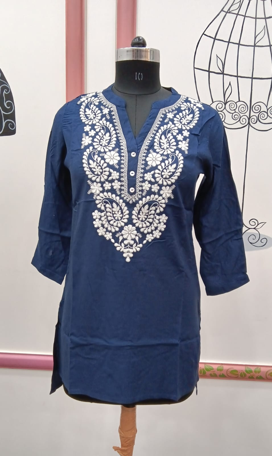 EMBROIDERED TOPS (RS 425 PER PIECE) (BUNDLE OF 5) (S,M,L,XL,XXL)