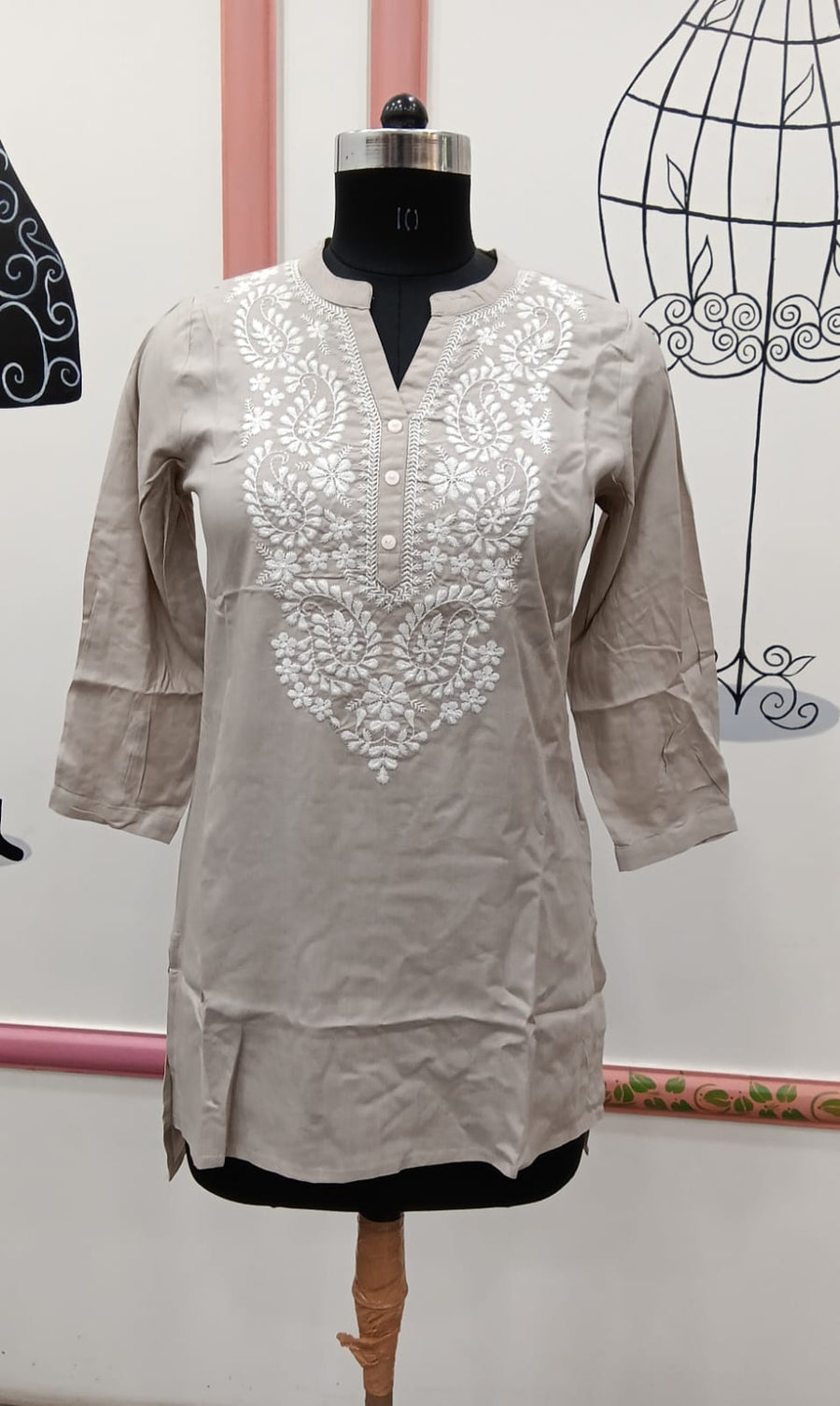 BEIGE TOP (RS 425 PER PIECE) (BUNDLE OF 5) (M,L,XL,2XL,3XL)