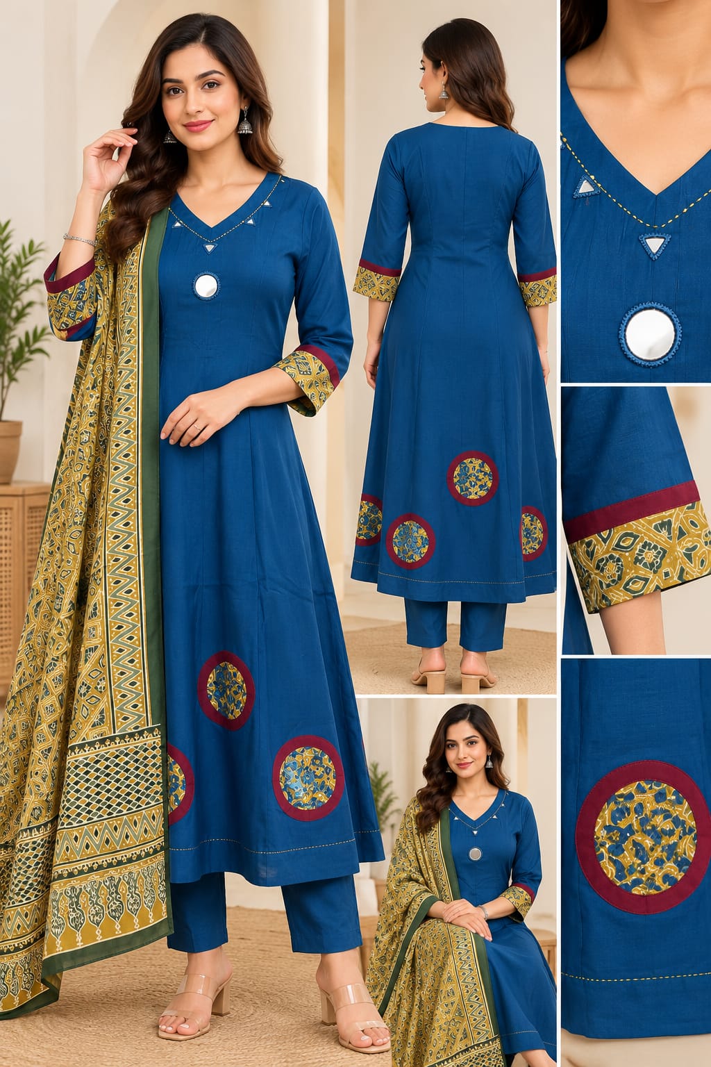 3 PC SET BLUE ( BUNDLE OF 5)
