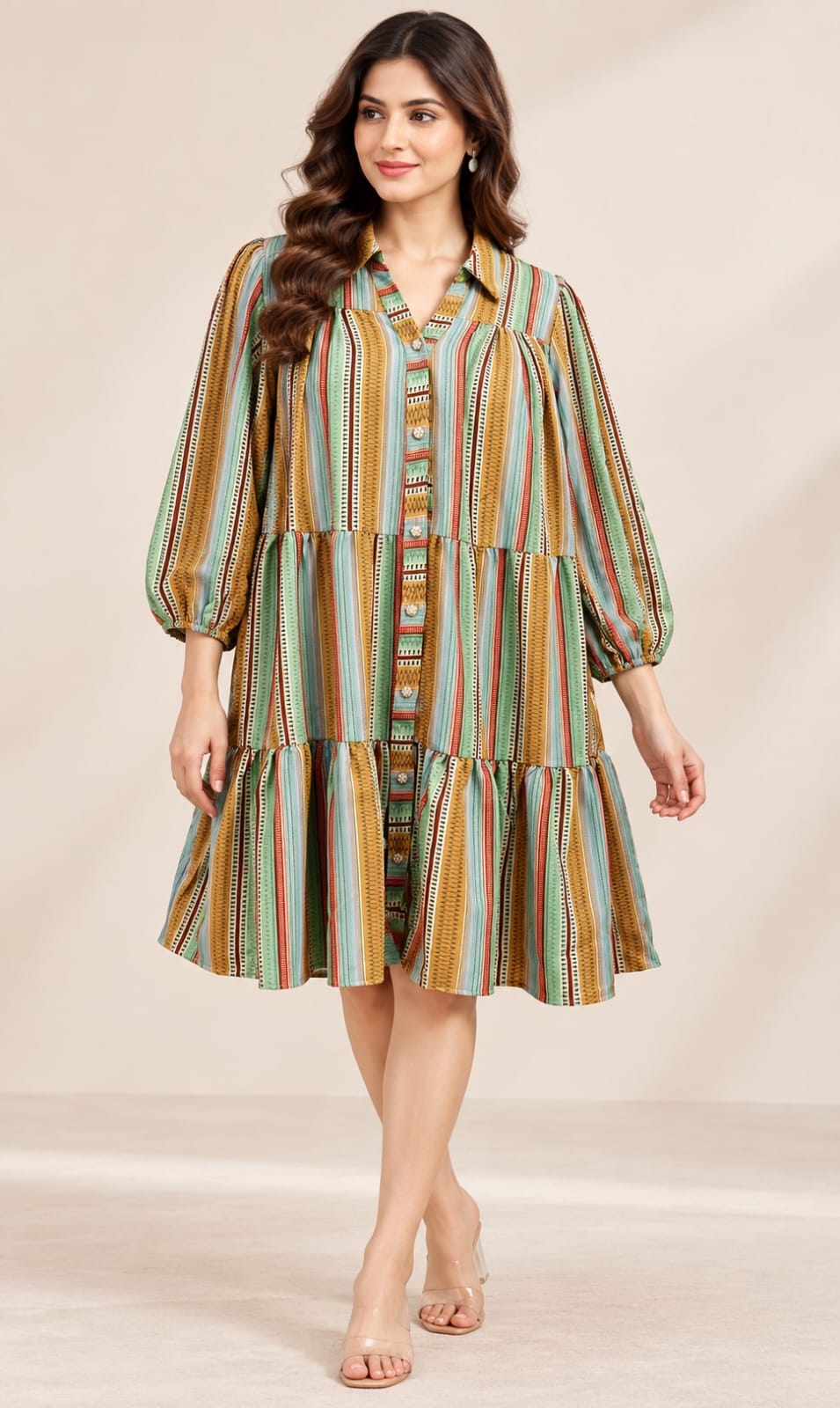 IMPORTED COTTON MIDI (RS 795 PER PIECE) (BUNDLE OF 5) (S,M,L,XL,2XL)