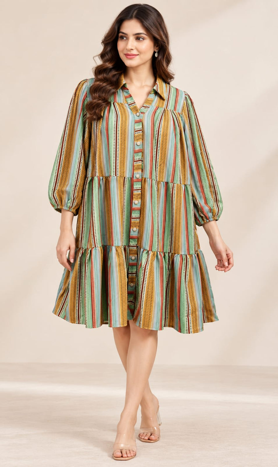 IMPORTED COTTON MIDI (RS 795 PER PIECE) (BUNDLE OF 5) (S,M,L,XL,2XL)
