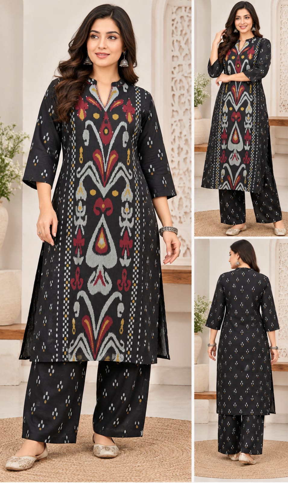 BLACK TWO PC SET (BUNDLE OF 5) – ANANT SRISHTI
