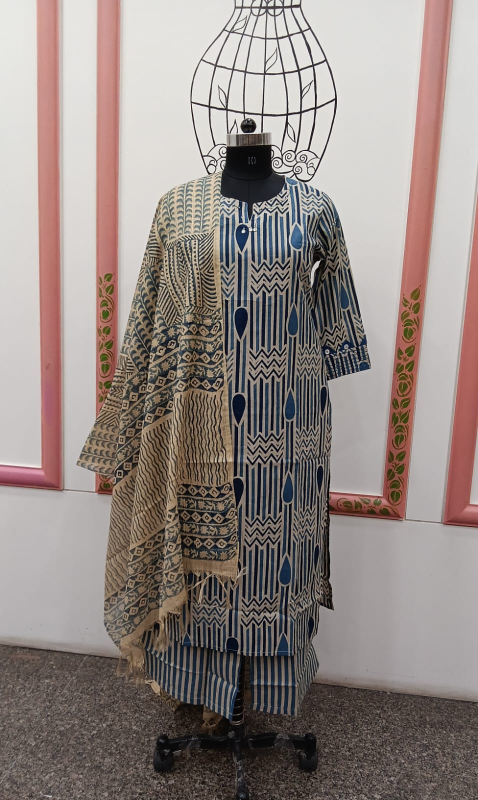 DOBBY PEACH 3 PC SET – ANANT SRISHTI
