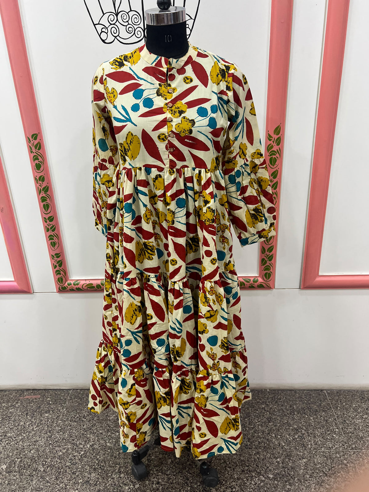 ONE PIECE DRESS MULTI-COLOR (RS 995 PER PIECE) (BUNDLE OF 5) (S,M,L,XL,XXL)