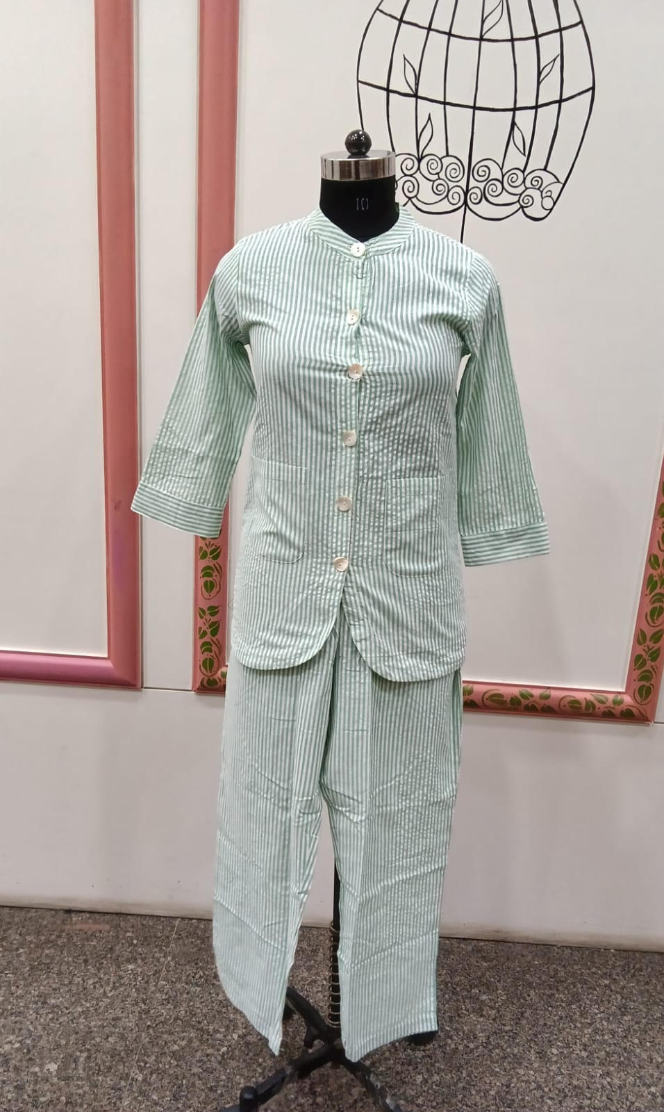 CORDSET LIGHT GREEN (RS 895 PER PIECE) (BUNDLE OF 4) (S,M,L,XL)